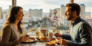 Best breakfast spots in Las Vegas for tourists — colorful spread of food at a popular Las Vegas breakfast restaurant
